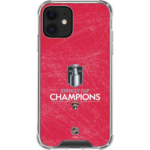 NHL 2024 Stanley Cup Champions Panthers iPhone 12 Clear Case